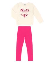 Conjunto Infantil Feminino Lovely Select Bege - Rovitex