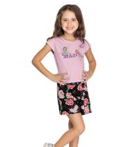 Conjunto Infantil Feminino Magic Trick Nick Rosa Conjunto Infantil Feminino Magic Trick Nick Rosa