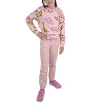 Conjunto Infantil Feminino Malwee Dino ML Rosa - 100012