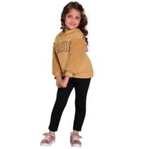 Conjunto Infantil Feminino Manga Longa Milon 4581