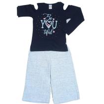 Conjunto Infantil Feminino Meia Estação