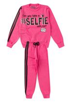 Conjunto Infantil Feminino Pink Selfie