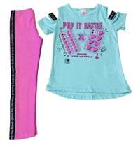 Conjunto Infantil Feminino Pop It Blusa E Calça Abrangê Conjunto Infantil Feminino Pop It Blusa E Calça Abrangê