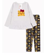 Conjunto Infantil Feminino Roar Cute Legging Tam.1
