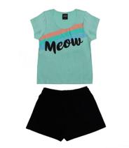 Conjunto Infantil Feminino Select Verde - Rovitex Kids