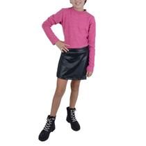 Conjunto Infantil Feminino Sueter e Shorts Saia Lussan 9468