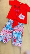 Conjunto infantil feminino tamanho 1