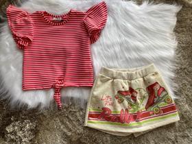 Conjunto infantil feminino tamanho 8