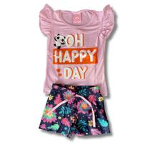 Conjunto Infantil Feminino - Varias Estampas e Cores