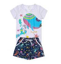 Conjunto infantil feminino verão