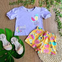 Conjunto Infantil feminino verão