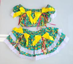 Conjunto Infantil Festa Junina Girassol Conjunto Infantil Festa Junina Girassol