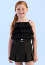 Conjunto Infantil Festa Preto Petit Cherie