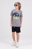 Conjunto Infantil Flamê Waves Chumbo