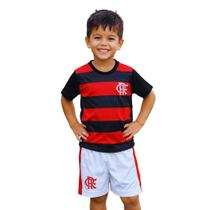 Conjunto Infantil Flamengo Mini Craque Rubro Negro Oficial