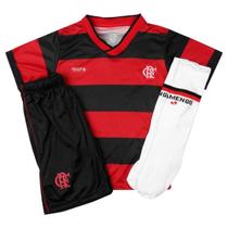 Conjunto Infantil Flamengo Uniforme Dry Oficial