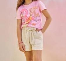 Conjunto Infantil Flamingo Rosa Conjunto Infantil Flamingo Rosa