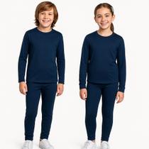 Conjunto Infantil Flanelado Térmico Pelucia Segunda Pele