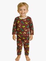Conjunto Infantil Fleece Estampado Brilha No Escuro Meninos Conjunto Infantil Fleece Estampado Brilha No Escuro Meninos