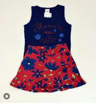 Conjunto infantil Floral Feminino Conjunto infantil Floral Feminino