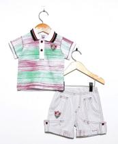 Conjunto Infantil Fluminense Polo e Bermuda Oficial Conjunto Infantil Fluminense Polo e Bermuda Oficial