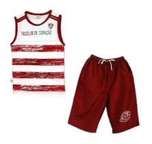 Conjunto Infantil Fluminense Regata Oficial Conjunto Infantil Fluminense Regata Oficial