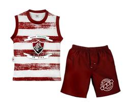 Conjunto Infantil Fluminense Regata Oficial Conjunto Infantil Fluminense Regata Oficial
