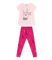 Conjunto Infantil Happy Rovitex Kids Rosa Conjunto Infantil Happy Rovitex Kids Rosa