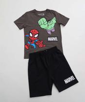 Conjunto Infantil Hulk Marisa Tam 4 a 10 Cinza-86088 Conjunto Infantil Hulk Marisa Tam 4 a 10 Cinza-86088
