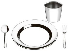 Conjunto Infantil Inox 4 Peças Brinox Puppys - 1700/104