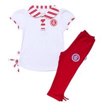 Conjunto Infantil Internacional Feminino Camisa Polo e Calça