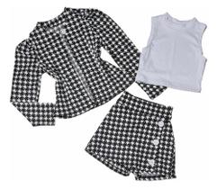 Conjunto Infantil Inverno Com Casaquinho Blogueirinha