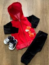 Conjunto Infantil inverno com ziper quebra cabeça 23011