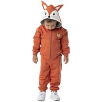 Conjunto Infantil Inverno Frio Menino Raposa Moletom Ocre Conjunto Infantil Inverno Frio Menino Raposa Moletom Ocre