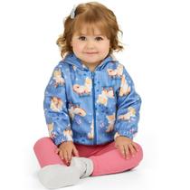 Conjunto Infantil Inverno Menina Jaqueta Com Capuz Soft e Legging Cotton - Angerô
