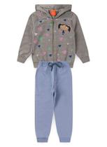 Conjunto Infantil Inverno Menina - Luna - Mescla Cinza