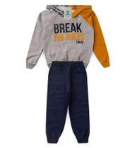 Conjunto Infantil Inverno Menino Break The Rules Today Tam.6