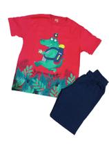 Conjunto Infantil Jacaré masculino Conjunto Infantil Jacaré masculino