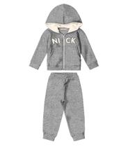 Conjunto Infantil Jaqueta Capuz e Calça Nick Trick Cinza - Trick Nick Conjunto Infantil Jaqueta Capuz e Calça Nick Trick Cinza - Trick Nick
