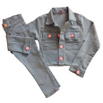 Conjunto Infantil Jaqueta e Calça Brilho