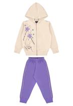 Conjunto Infantil Jaqueta e Calça Moletom Para Menina Bee Loop