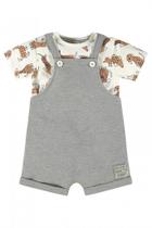 Conjunto Infantil Jardineira + camiseta - Dogs Conjunto Infantil Jardineira + camiseta - Dogs