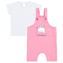 Conjunto Infantil Jardineira e Camiseta