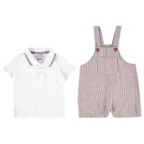 Conjunto Infantil Jardineira Menino Malwee Kids Conjunto Infantil Jardineira Menino Malwee Kids