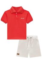 Conjunto Infantil Johnny Fox Polo e Bermuda 84688