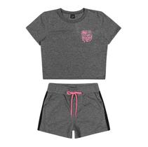 Conjunto Infantil Juvenil Blusa Short Enjoy The Summer 271036 - Elian