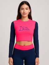 Conjunto Infantil/Juvenil Calça Legging /Cropped Manga Longa