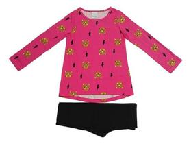 Conjunto Infantil Juvenil Menina Inverno Meia Malha Malwee