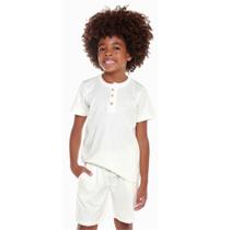 Conjunto Infantil Juvenil Menino em Algodão 2 Peças Moda Verão