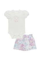Conjunto Infantil Kukie Body Manga curta e Shorts 87766 Conjunto Infantil Kukie Body Manga curta e Shorts 87766